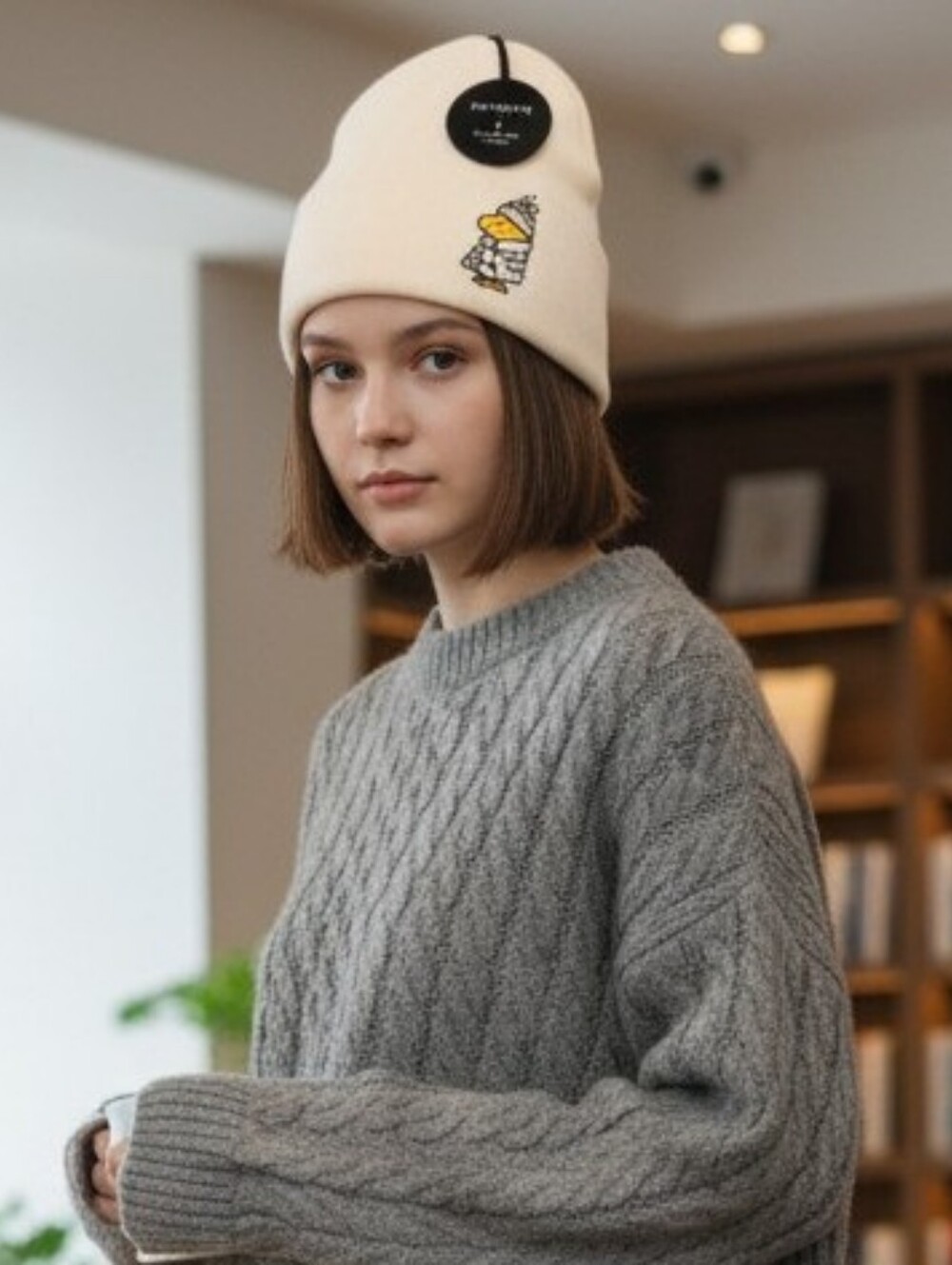 Kate Spade Peanuts x Beanie Woodstock Hat One Size